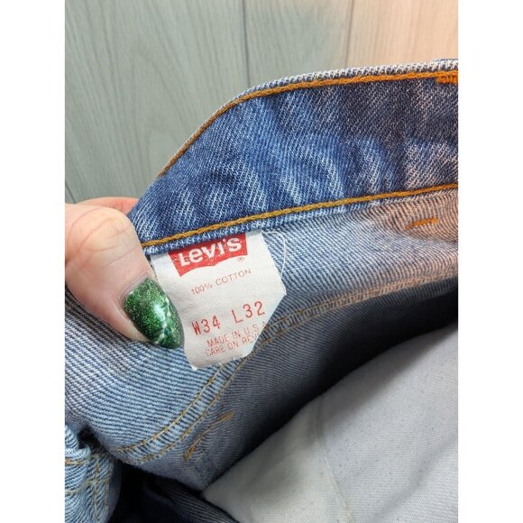 Vintage Levis Orange Tab 517 Jeans Men’s Bootcut Size 34x32 USA Made - Picture 11 of 11